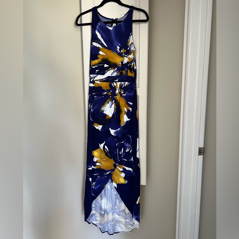 Anthropologie high-low maxi dress